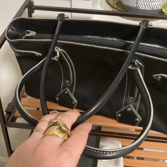 EUC Black Leather Cole Haan Tote - Picture 11 of 11